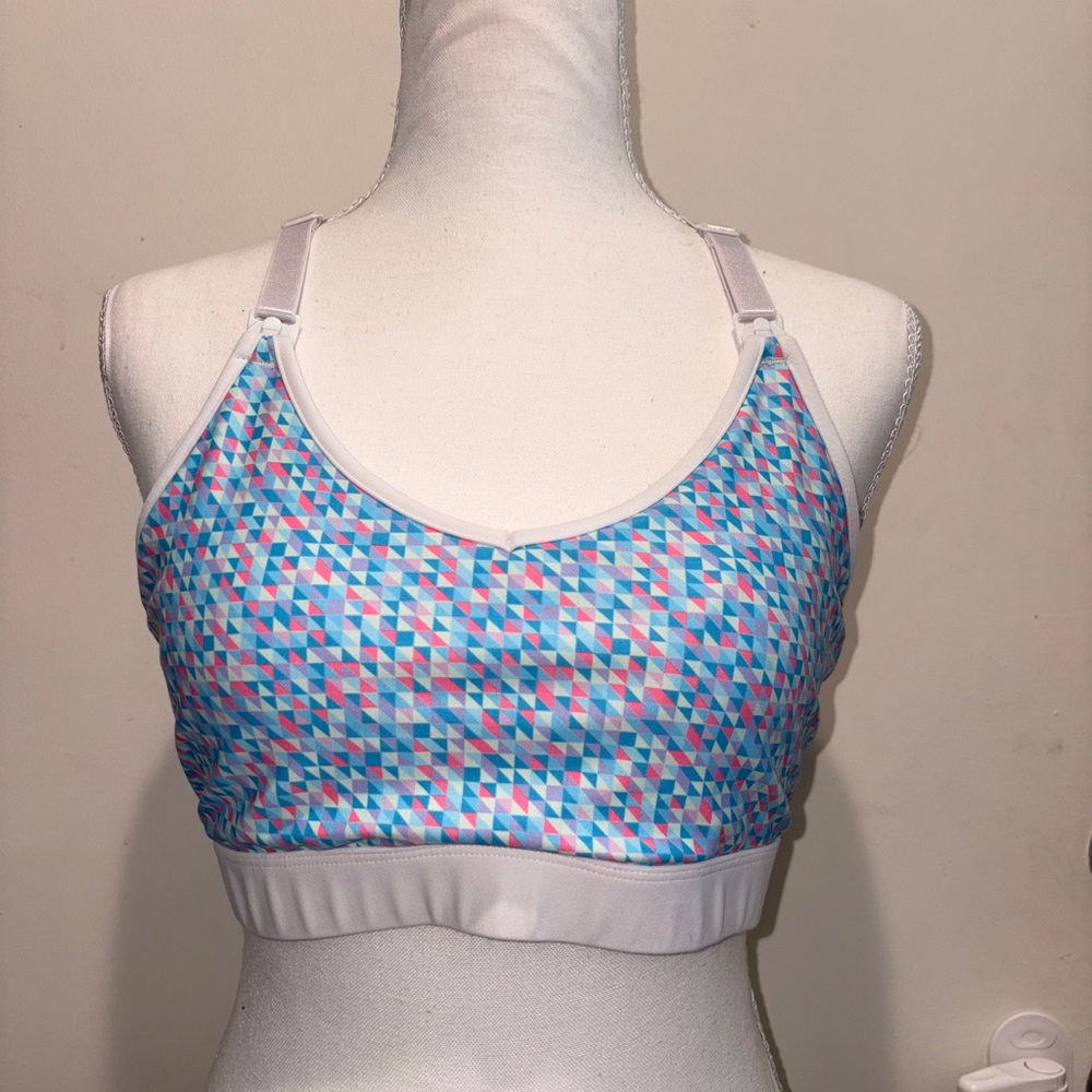 Cadenshae Maternity Ultimate‎ Sports Bra Nursing Pumping Breastfeeding M